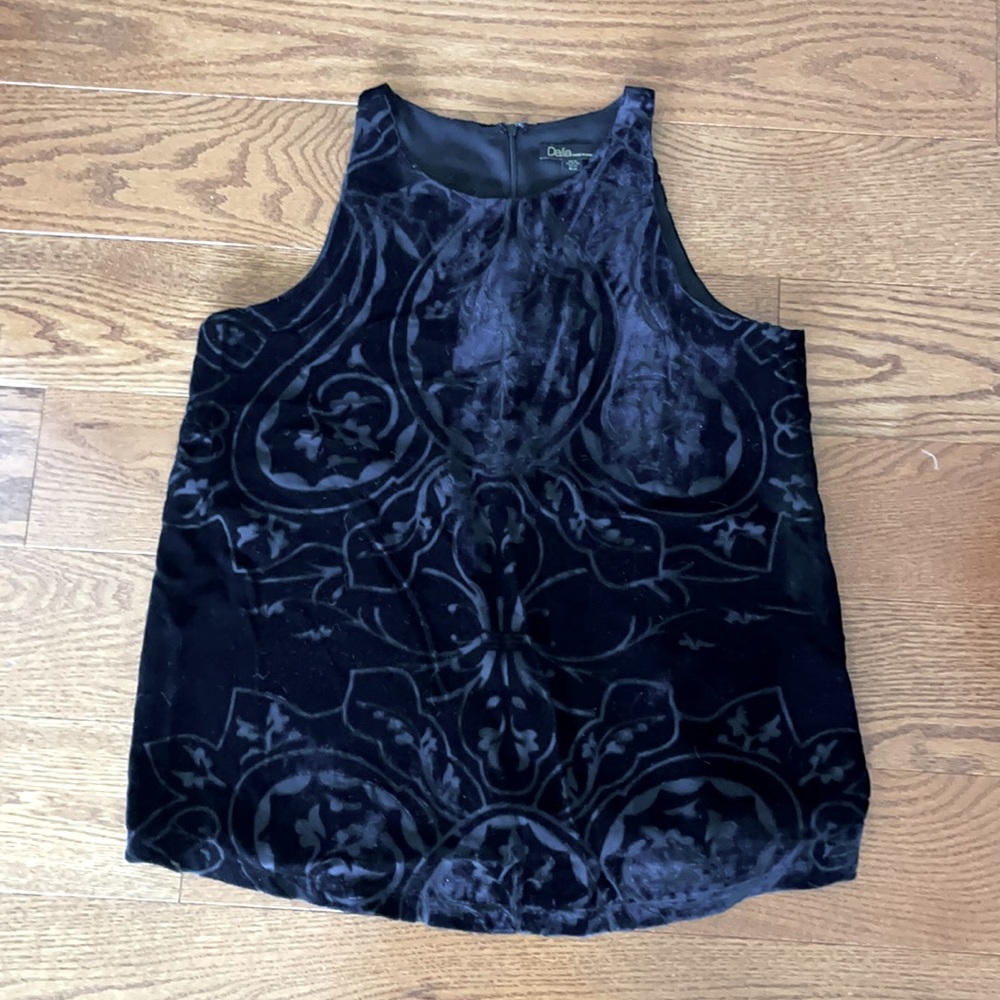 Black Velvet tank top